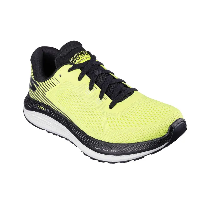 Skechers GO Run Persistence Breathable Low-Top Casual Running Shoes Men's Yellow Black-2