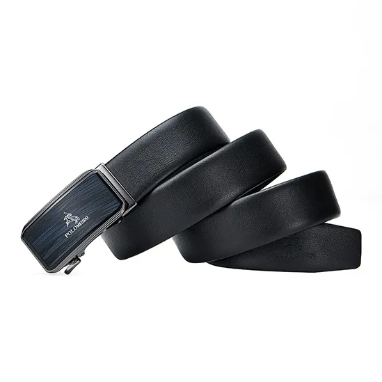POLOMEISDO Top Grain Cow Leather, Husband Practical Belt Pants Men's 3.5cm-2