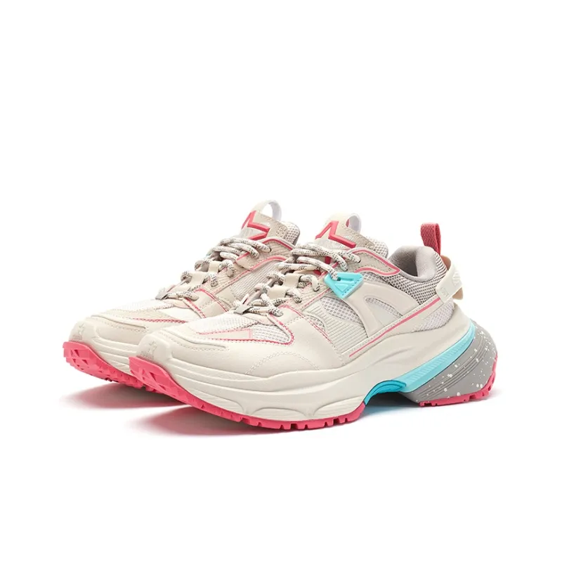 STARTER Dirty Chunky Sneakers Low Top Chunky Sneakers Women's White-2