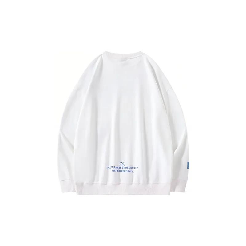 LAMLICKA Sweatshirts Unisex White-1