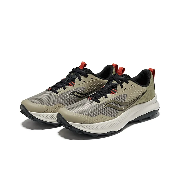 Saucony BLAZE TR Low Top Running Shoes Men's Coffee Black-2