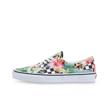 Vans Era Tropical Animal Check Black White Women's