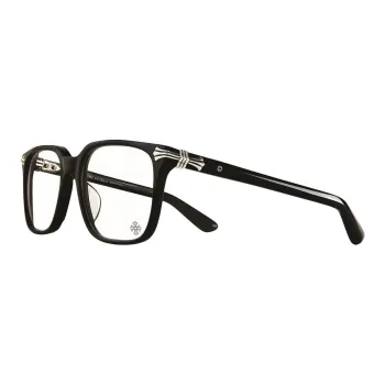 Chrome Hearts Rectangular Eyeglass Frames Unisex Black