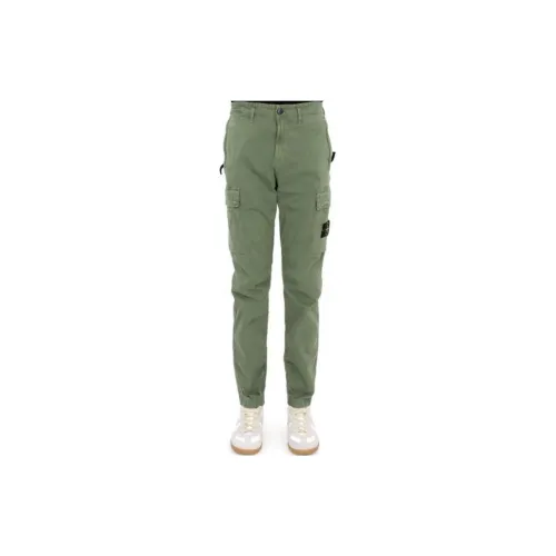 STONE ISLAND Cargo Pants Men Green