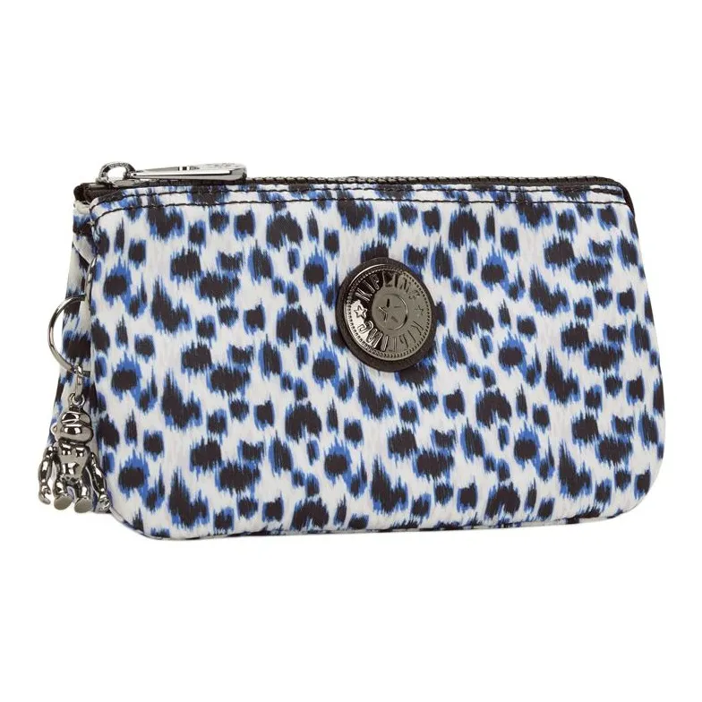 Kipling Recycled Polyester Wallet Large Size Women's Curious Leopard Print-1