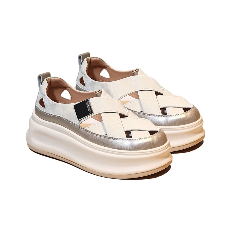 Junjali Women's Casual Shoes Women's Beige/Coffee/Gray-1