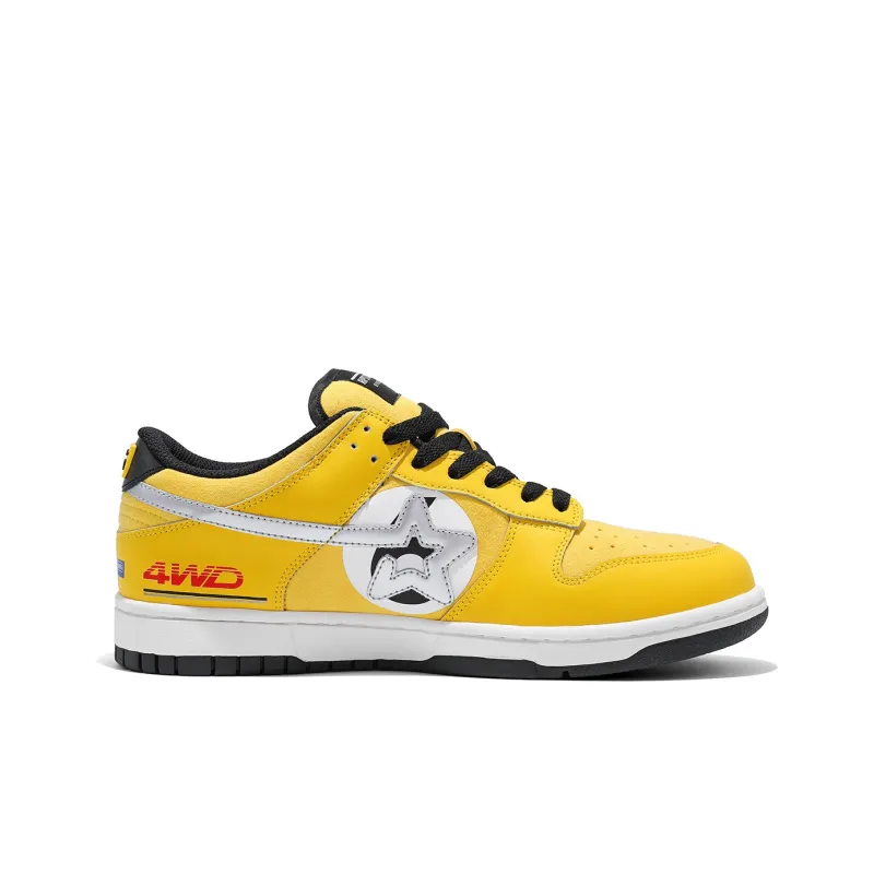 RIPSTAR SKBD SC Low Top Skateboard Shoes Unisex Yellow-1