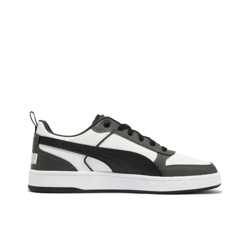 PUMA DRIBBLE Anti Slip Wear Resistant Low Top Casual Shoes Unisex White Gray-1