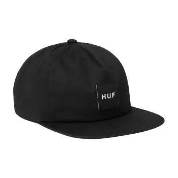 HUF 100% Cotton Baseball Caps Unisex Black
