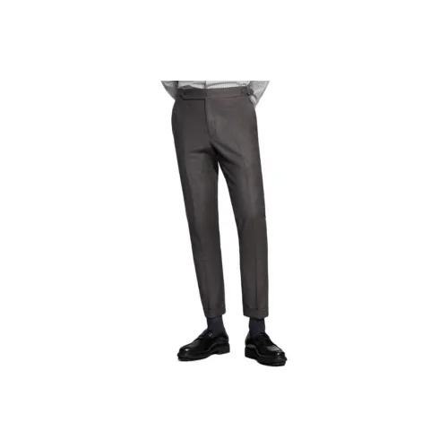 JODOLL Suit Trousers Men Dark Gray