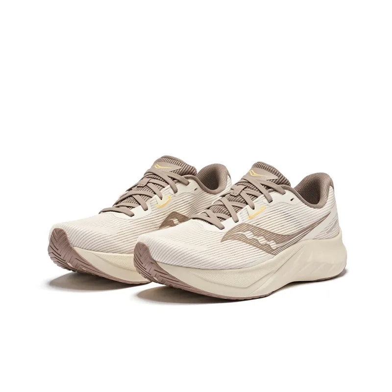 Saucony Low Top Running Shoes Unisex Beige Coffee-3
