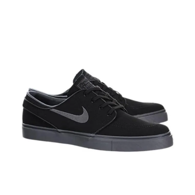 Nike SB Stefan Janoski Zoom Slip Resistant Cushioning Wear Resistant Low Top Skateboard Shoes Unisex Black-1