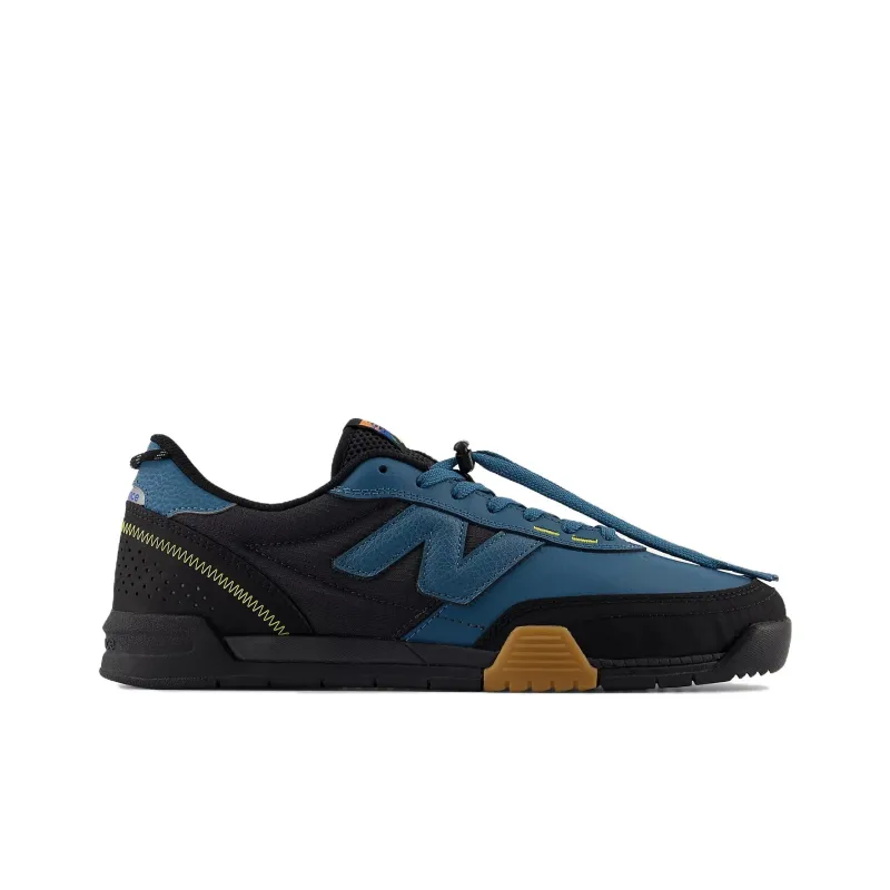 New Balance NB 440 Anti Slip Wear Resistant Low Top Skateboard Shoes Unisex Blue Black-1