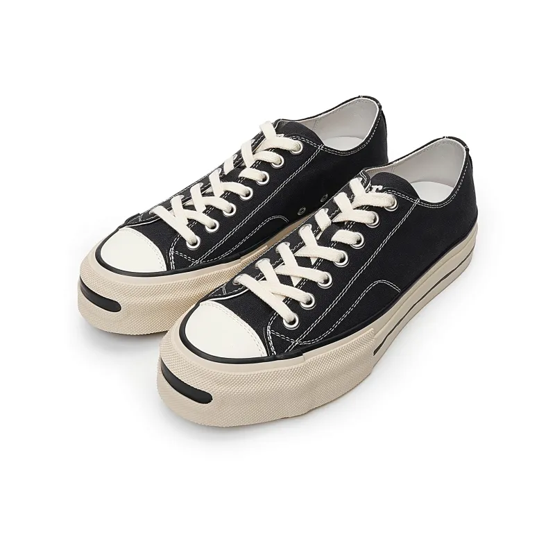 TC Tcmade X Borshood Abrasion-Resistant Slip-Resistant Low-Top Canvas Shoes Unisex Black-2