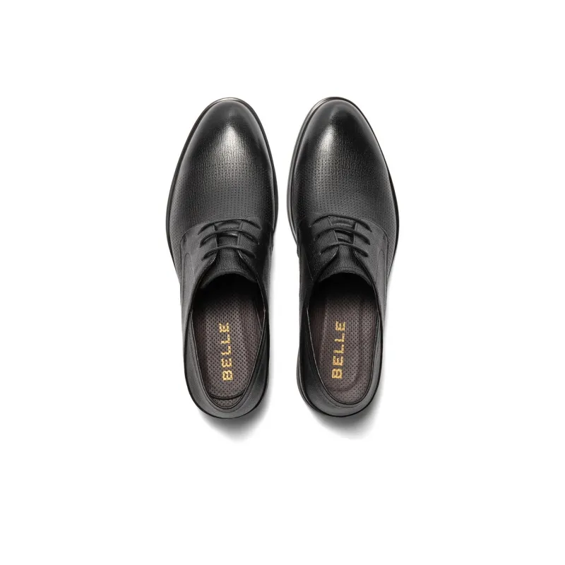 BELLE Dress Shoes Men Low-Top Black-2