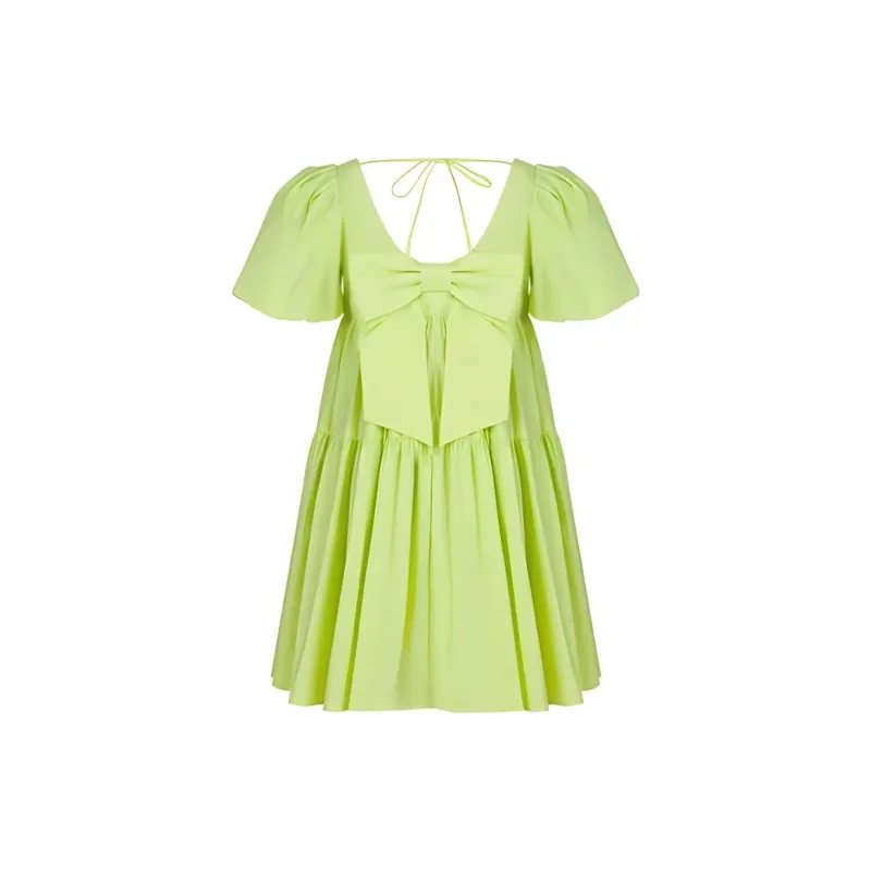 TAMMY TANGS Short Sleeved Dresses Women's Green-1