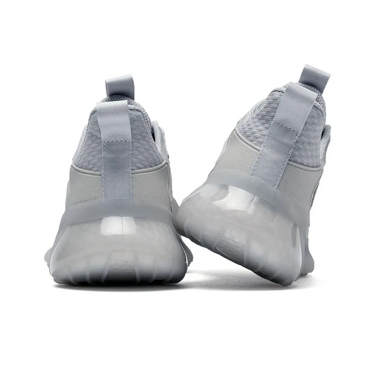 AOKANG Cushioned Wear-Resistant Lightweight Breathable Low-Top Casual Running Shoes Men's Gray-3
