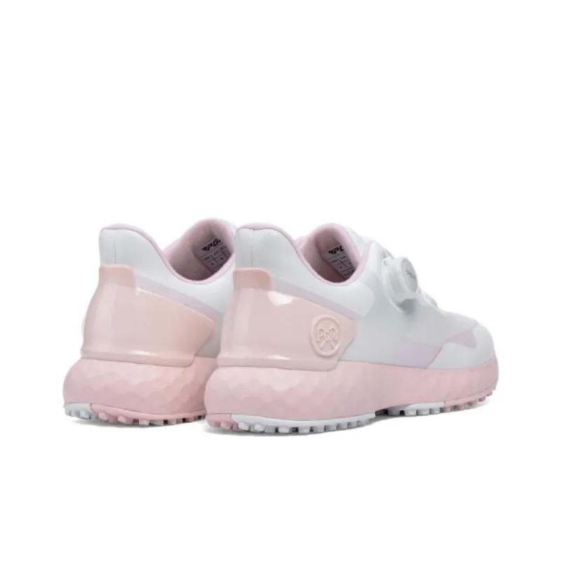 PGM Water-Resistant Height Increasing Low-Top Golf Shoes Women's Butterfly Color Pink-3
