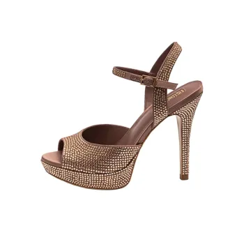 NICOLI Ursula Strap Sandals 12cm Women's Brown