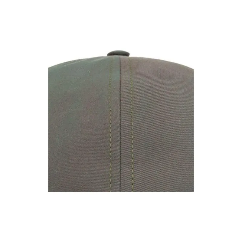 Burberry Cotton Baseball Caps Women's Army Green-2