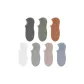 [7 Pack]Dark Gray+Green+Red Brown+Light Blue+Light Gray+Khaki+White