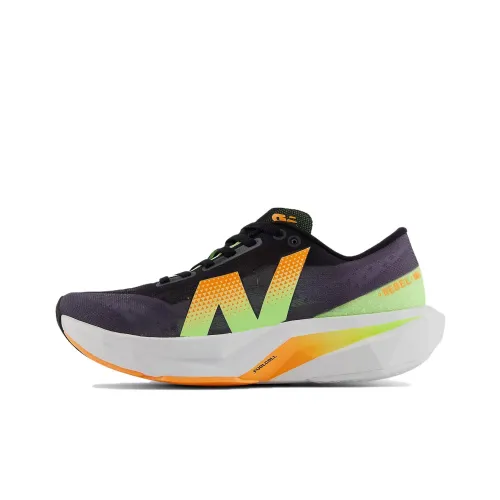 New Balance FuelCell Rebel V4 Running Shoes Women's Low-Top Black With Graphite And White