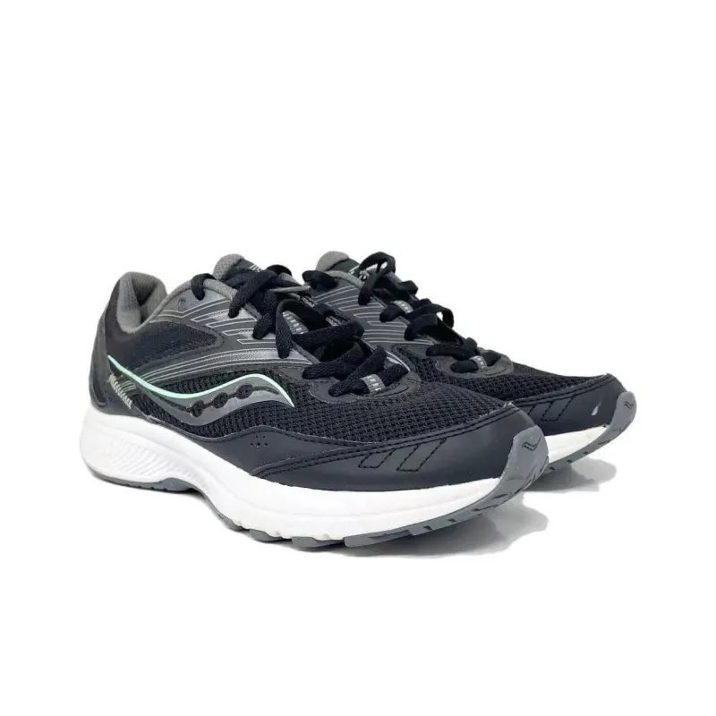 Saucony Cohesion Coagulation 15 Running Shoes Women's Low-Top Black/White-2