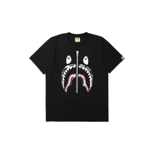 A BATHING APE Shark Series T-Shirts Unisex