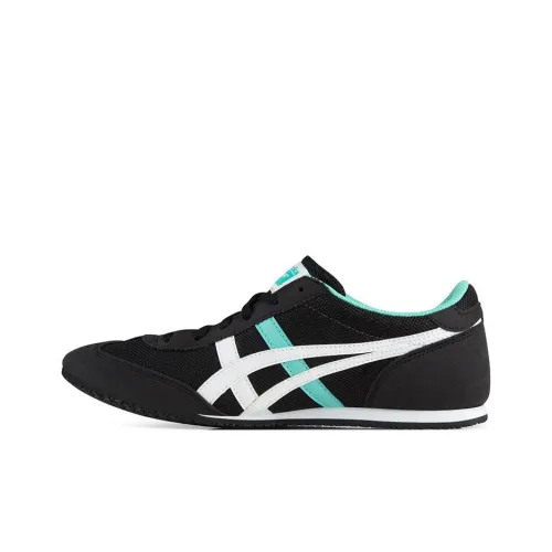 Onitsuka Tiger Machu Racer Casual Shoes Women's Low-Top Black/White/Blue