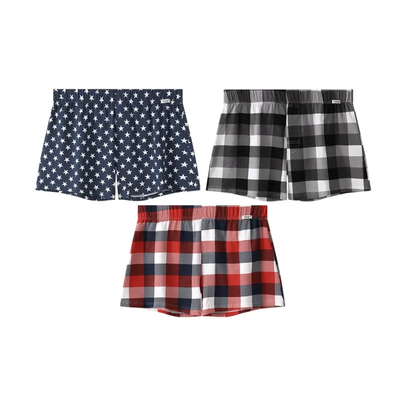 Close fitting Areas Boxer Shorts Men's 3 Pack-3