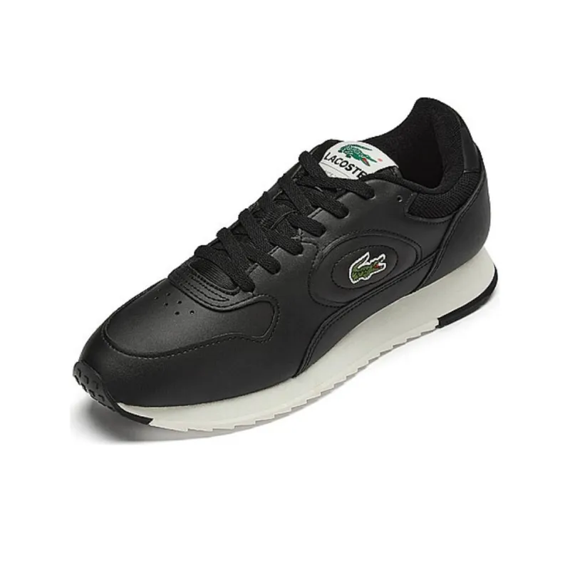 LACOSTE Low Top Casual Shoes Men's Black-1