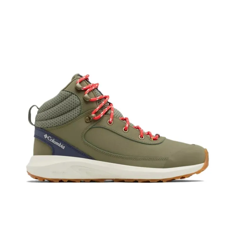 Columbia Trailstorm Water-Resistant Mid-Top Trekking Shoes Women's Green-1