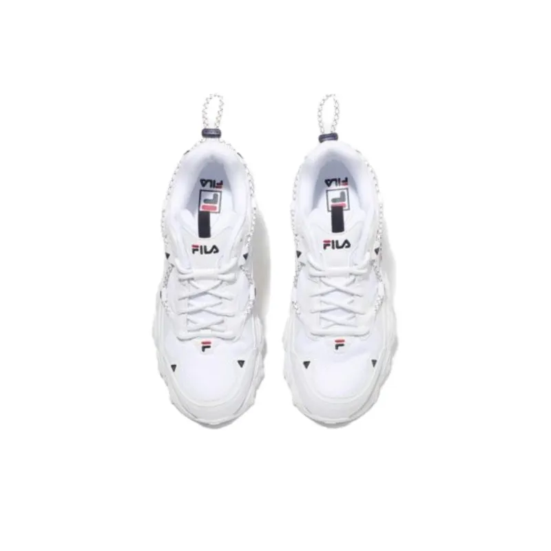 FILA Cat Running Shoes White Korean Version Unisex-2