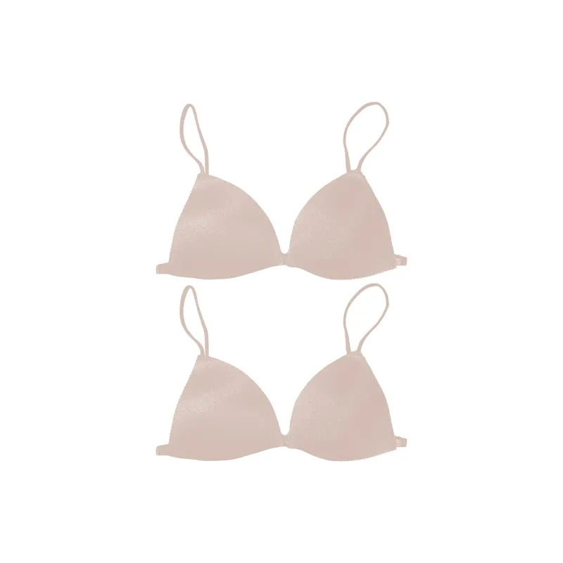 Flowers In Water Bra Women's 2 Pack Skin-0