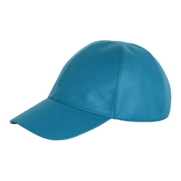 Loro Piana Virgin Wool Elastane Silk Baseball Caps Men's Blue-0