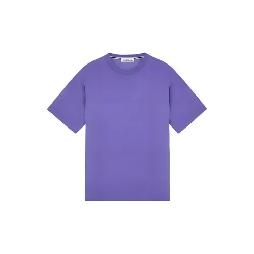 STONE ISLAND T-Shirts Men Lavender