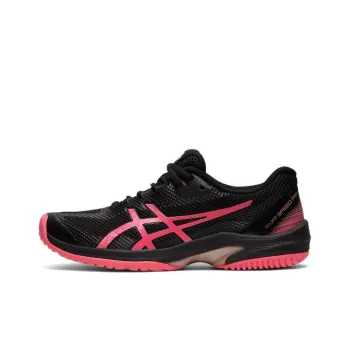 Asics Gel-Court Speed Anti-Slip And Wear-Resistant Breathable Low-Top Running Shoes Women's Black Red
