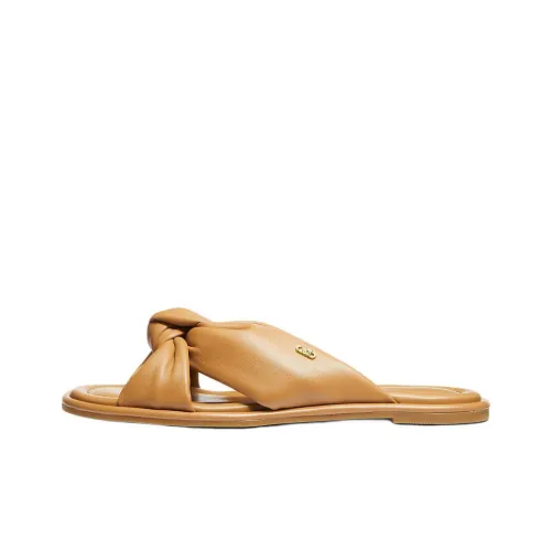 MICHAEL KORS Slide Slippers Women's Brown