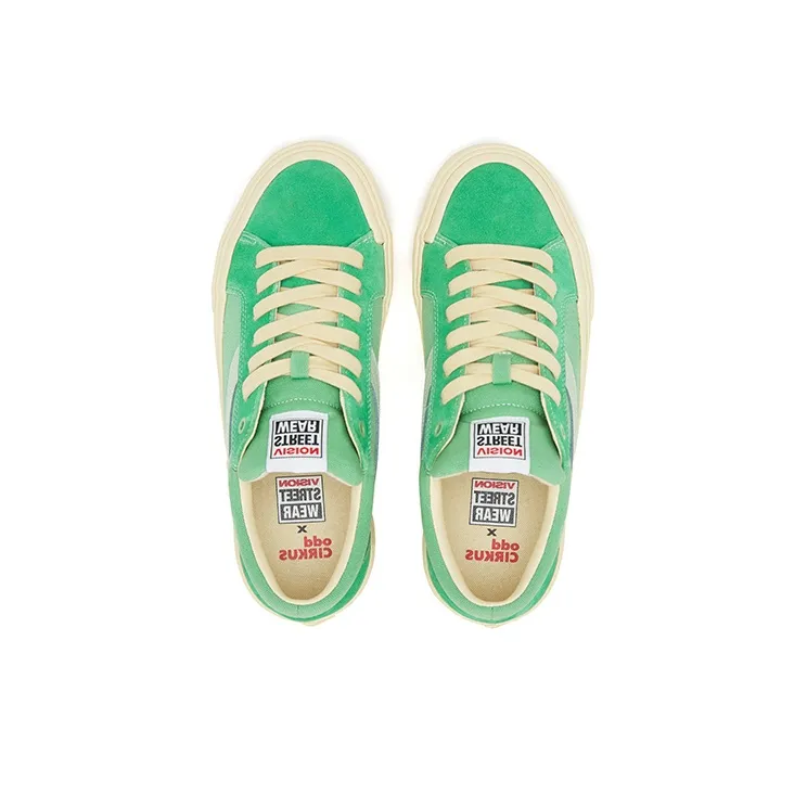 OddCIRKUS x Vision Street Wear Astley Pro Low Top Skateboard Shoes Unisex Mint Mambo Green-3