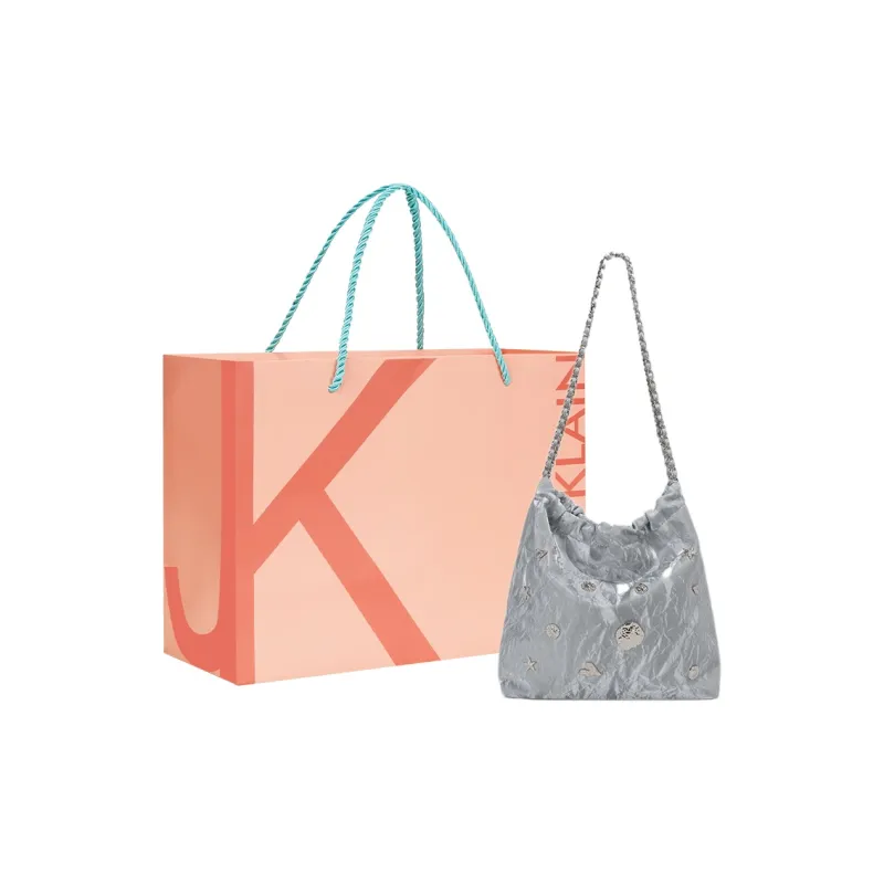 JANE KLAIN PU Shoulder Bag Tote Bag Shopping Bag Shoulder Bag Women's White/Silver/Pink/Black-7