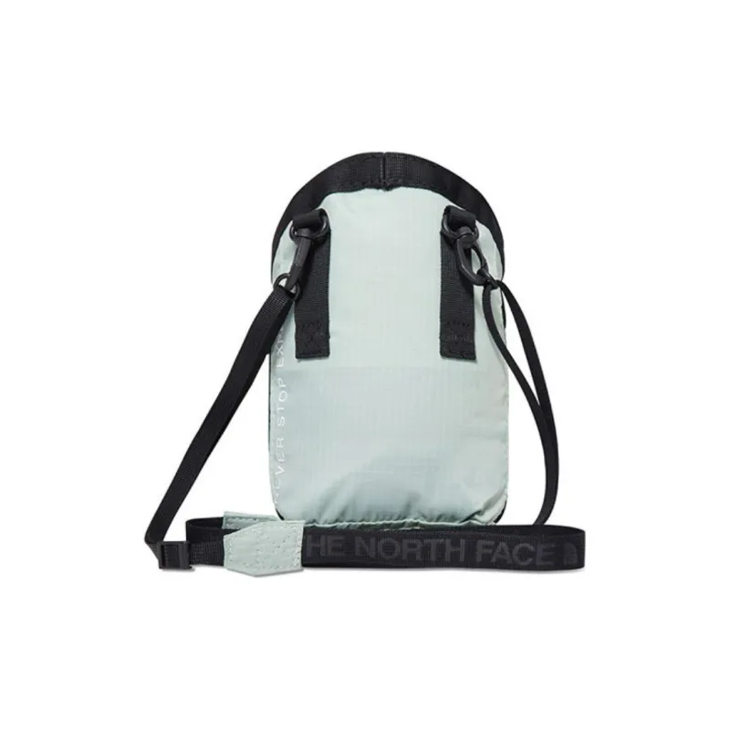 THE NORTH FACE Recycled Nylon Crossbody Bag Shoulder Bag Women's Black With Mustard Blue Accents-2