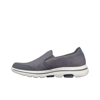 Skechers Go Walk 5 Cushioning, Breathable, Supportive, Rebound Low Top Casual Shoes Men's Gray
