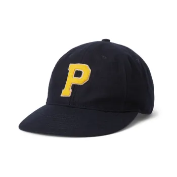 Polo Ralph Lauren Wool, Rayon, Cotton, Cow Leather Baseball Caps Men's Black
