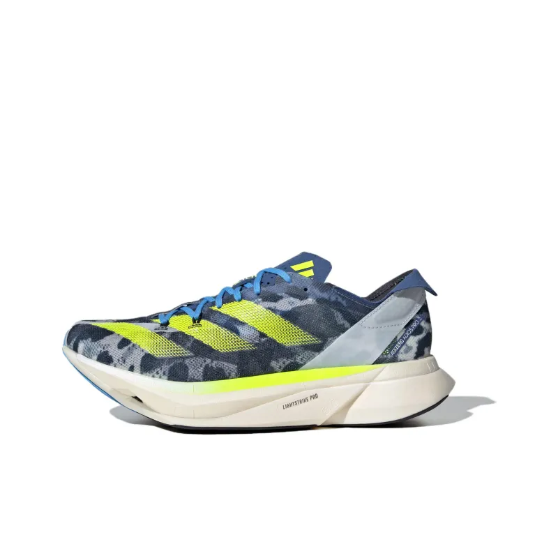 adidas Adizero Adios Pro 3 White/Lemon/Blue-0