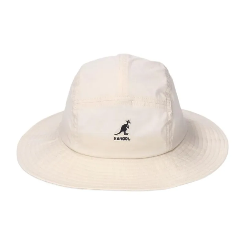 KANGOL Cotton Bucket Hats Unisex Beige-1