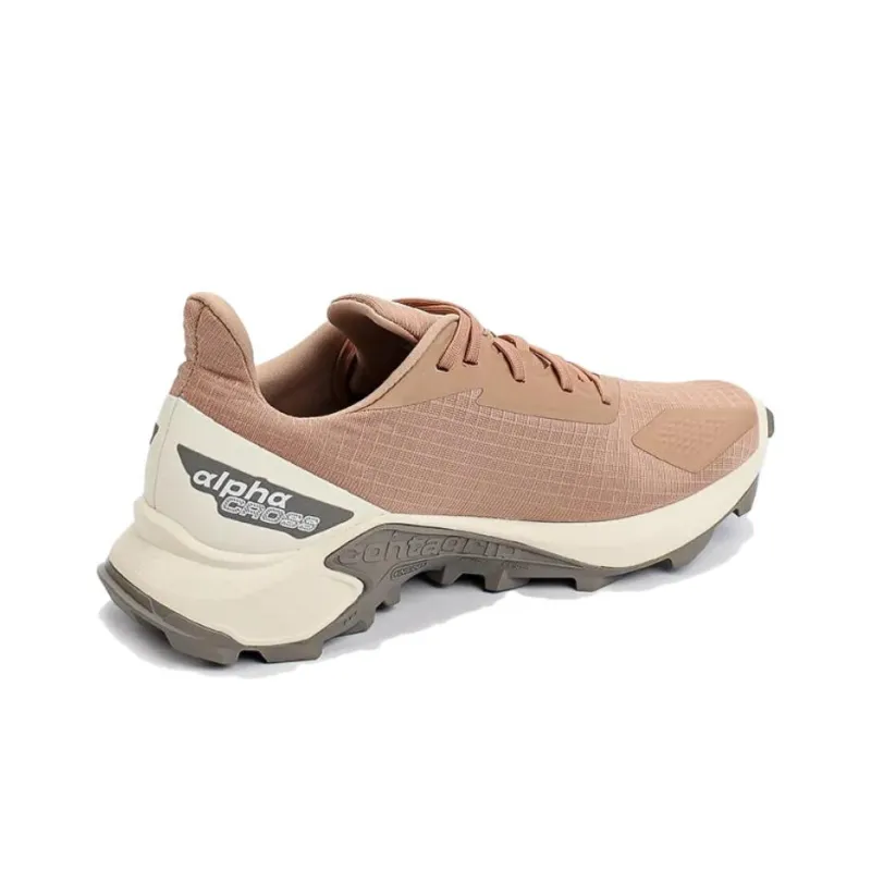 SALOMON ALPHACROSS Running Shoes Women's Low-Top Apricot-1
