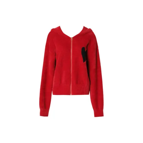 DPLAY Velvet Jackets Women's Christmas Red