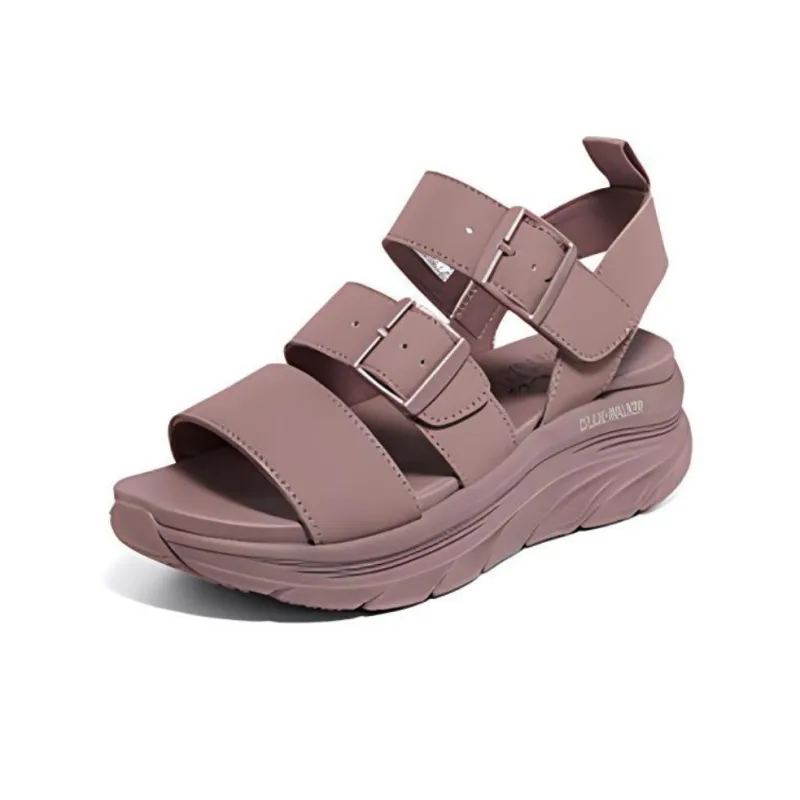 Skechers D'lux Walker Beach Sandals Women's Pale Dogwood-2