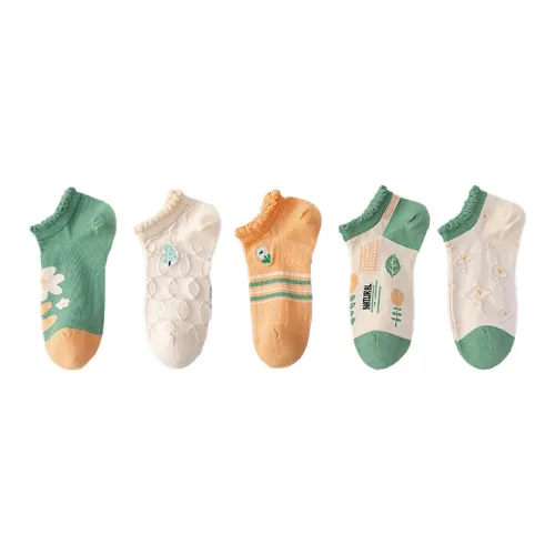 HANADASOX Ankle Socks Women's 5 Pack Mixed Color