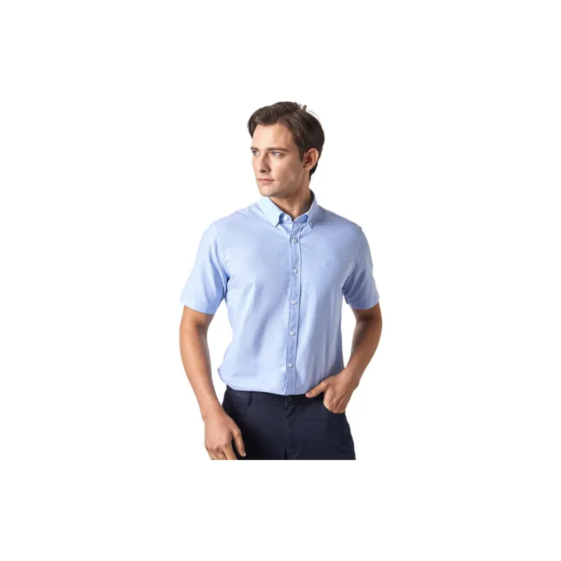 DANIEL HECHTER Shirt Summer Men's Sky Blue-1